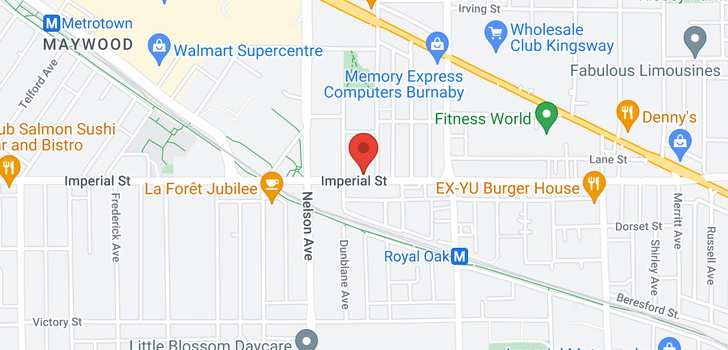 map of 1207 5051 IMPERIAL STREET